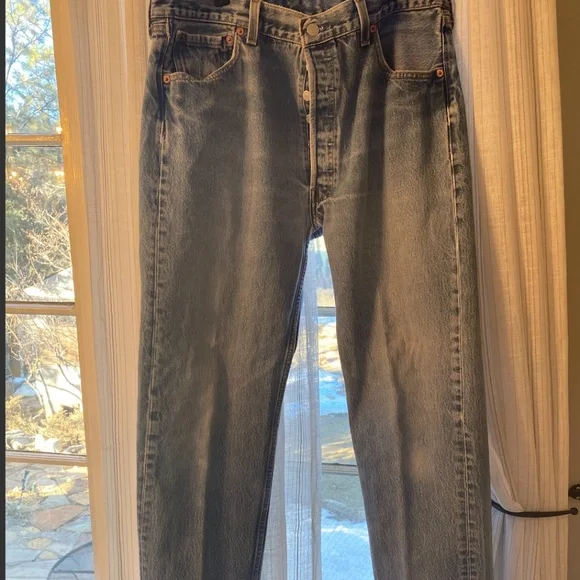 VINTAGE USA LEVIS 501🔥 34/32 - Picture 9 of 9
